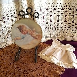 Nursery decor vintage shabby chic wall art